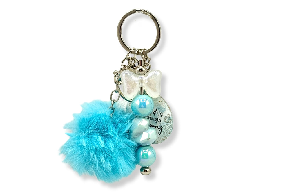 Psalm 118:14 Keychain
