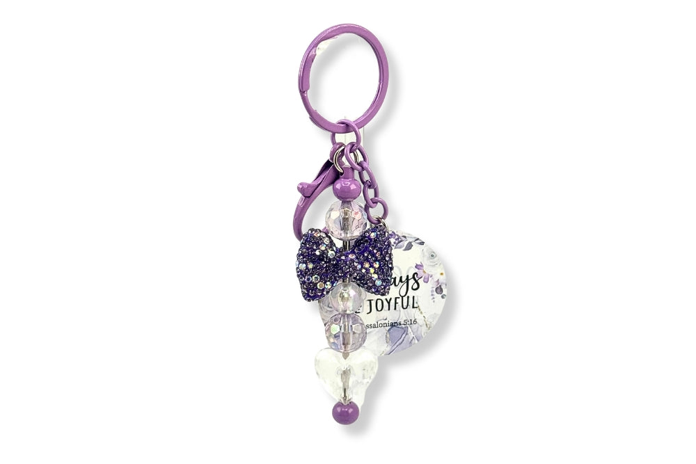 1 Thessalonians 5:16 Keychain