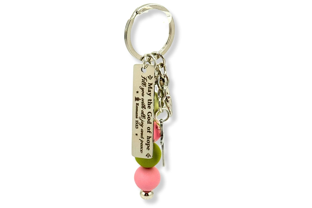 Romans 15:13 Keychain