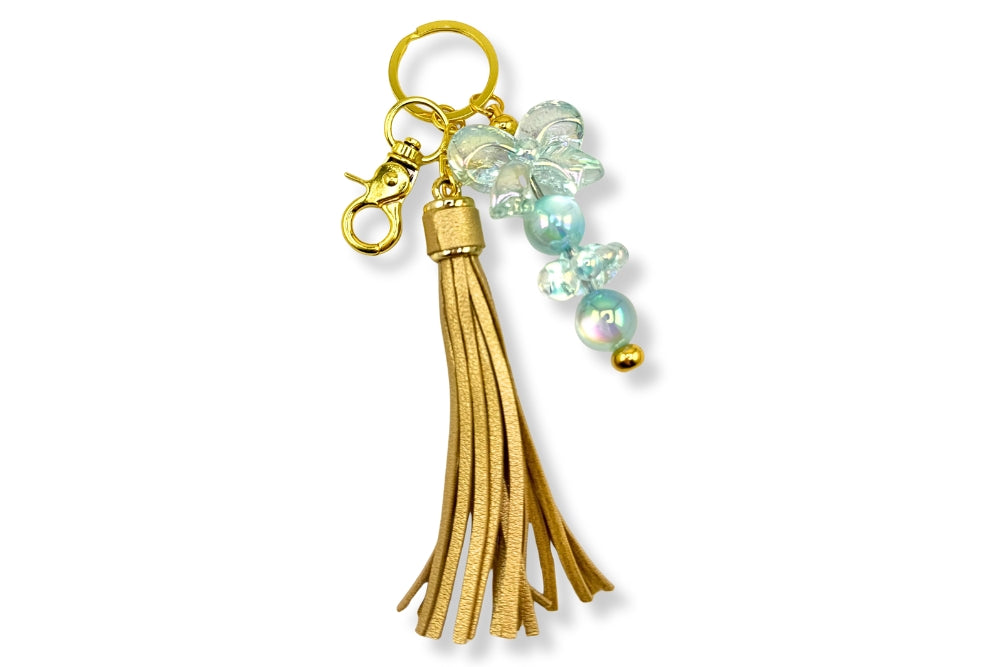 Blue and Gold Keychain