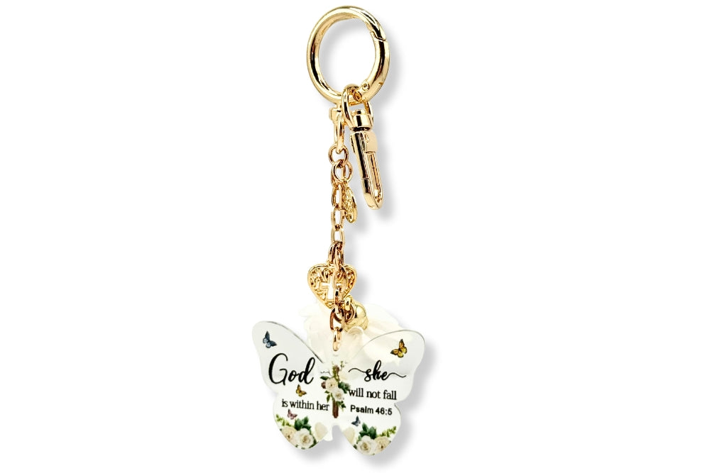 Psalm 46:5 Keychain