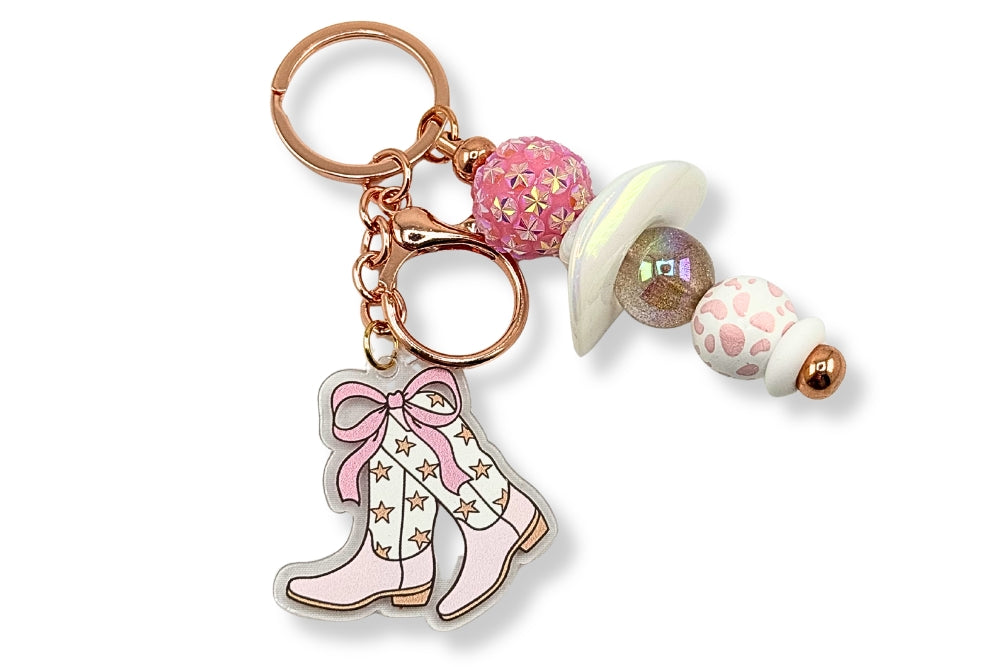 Cowgirl Keychain