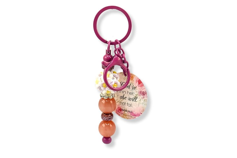 Psalm 46:5 Keychain