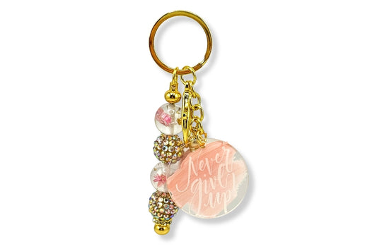 Never Give Up Keychain