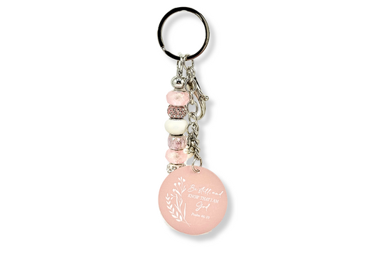 Psalm 46:10 Keychain