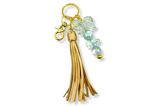 Blue and Gold Keychain