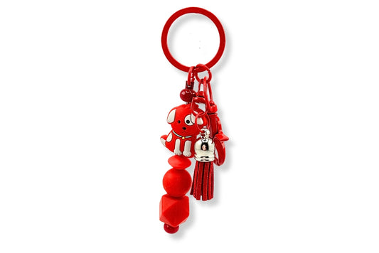 Red Dog Keychain