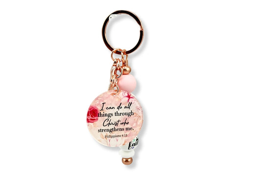 Philippians 4:13 Keychain