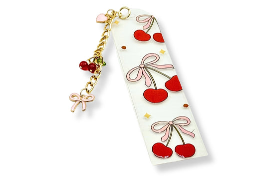 Coquette Cherry Chain Bookmark