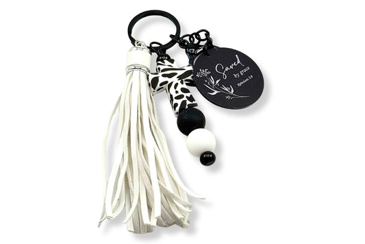 Saved By Grace Keychain