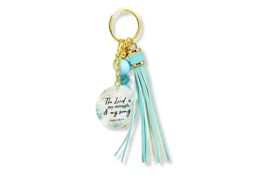 Psalm 118:14 Keychain
