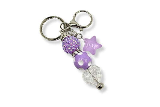 Purple Star Keychain